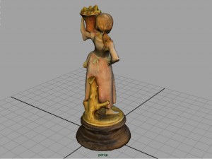 the grape picker woman 3D Model