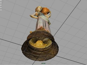 the grape picker woman 3D Model