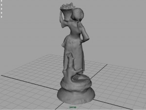 the grape picker woman 3D Model