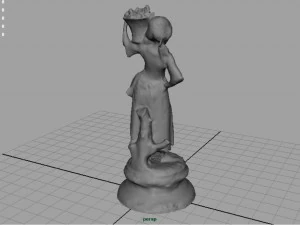 the grape picker woman 3D Model