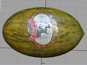 santa claus melon 3D Model