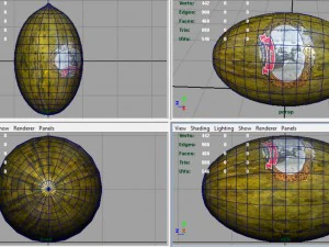 santa claus melon 3D Model