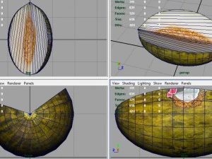santa claus melon 3D Model