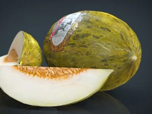 santa claus melon 3D Model