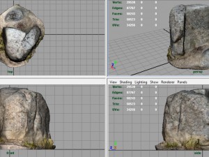 rock 19 Modello 3D