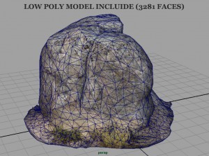 rock 19 Modello 3D