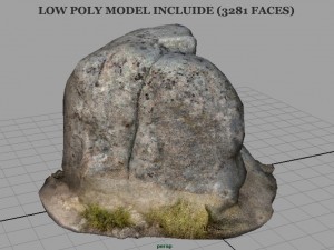 rock 19 Modello 3D