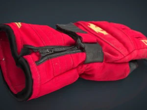 ski gloves 3D Model