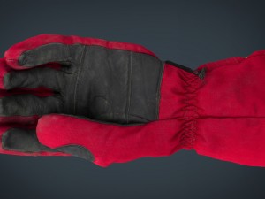 ski gloves Modèle 3D