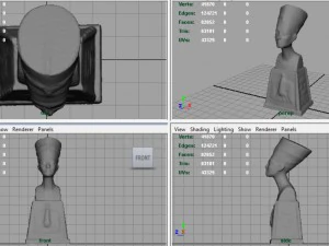 egyptian figure 4 3D Model