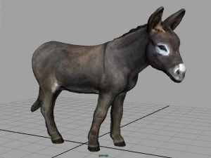 ロバ 3Dモデル