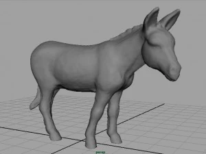 ロバ 3Dモデル