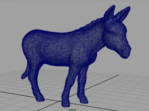 ロバ 3Dモデル
