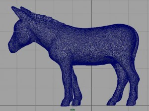 ロバ 3Dモデル