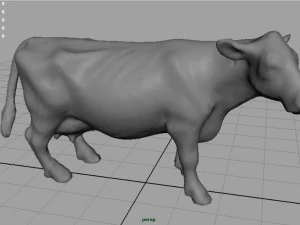 vaca lechera Modelo 3D