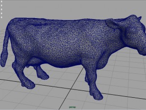 milk cow 3D Модель