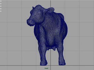 milk cow 3D Модель