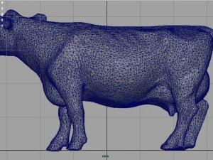 vaca lechera Modelo 3D