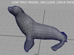 seal 3D Модель