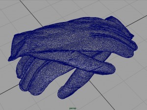 leather gloves 3D Model