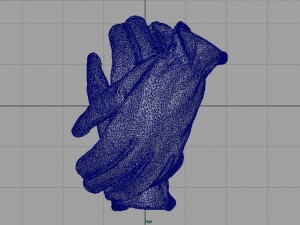 leather gloves 3D Model