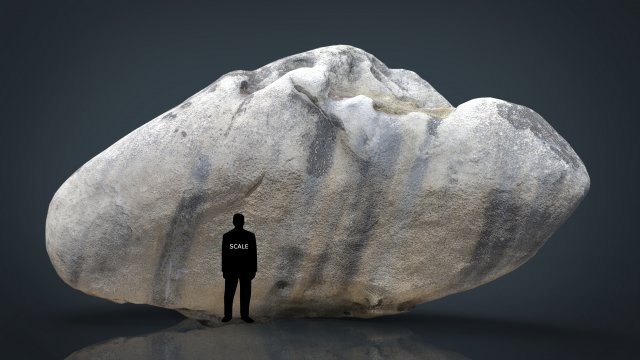 rock 23 3D Model .c4d .max .obj .3ds .fbx .stl .blend 