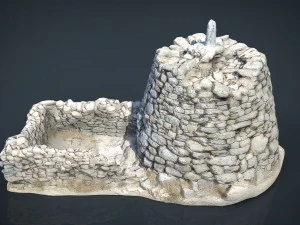 山頂 3Dモデル