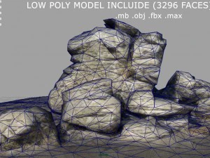 rock 25 3D Model