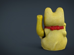 maneki neko Model 3D