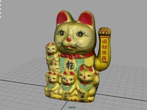 maneki neko Model 3D