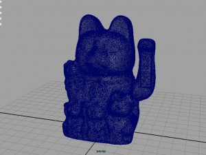 maneki neko Model 3D