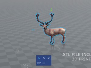 red deer Modèle 3D