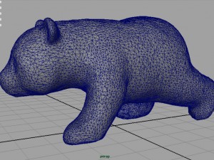 panda walking Modello 3D