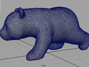 panda che cammina Modello 3D