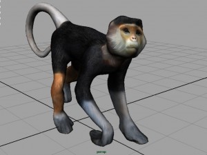 monkey Modello 3D
