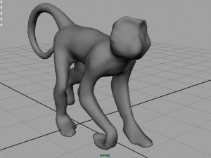 monkey Modello 3D