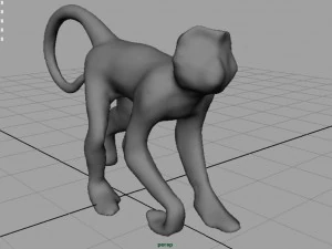 monkey 3D Model