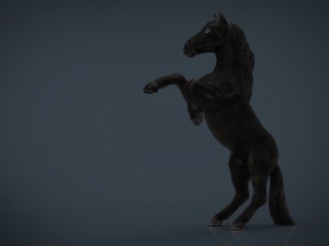 black horse Model 3D
