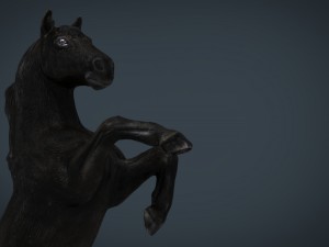 black horse 3D-Modell