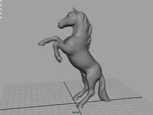 black horse 3D-Modell