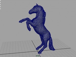 black horse 3D-Modell