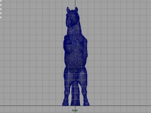 black horse 3D-Modell