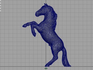 black horse 3D-Modell