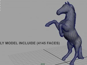 black horse 3D Model