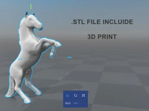 black horse 3D Model