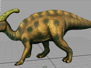 tsintaosaurus Modello 3D