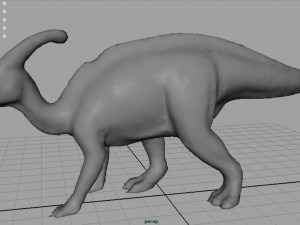 tsintaosaurus Modello 3D