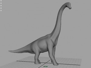 brachiosaurus 3D 모델