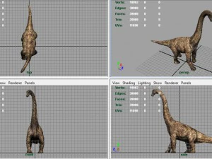 brachiosaurus 3D Model