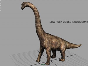 brachiosaurus 3D 모델